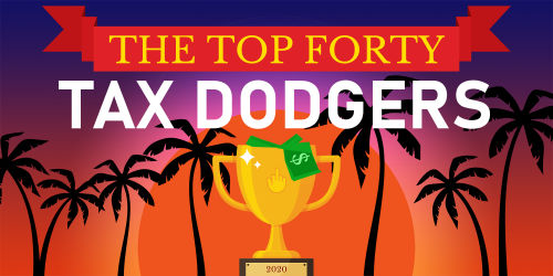 Top 40 Tax Dodgers