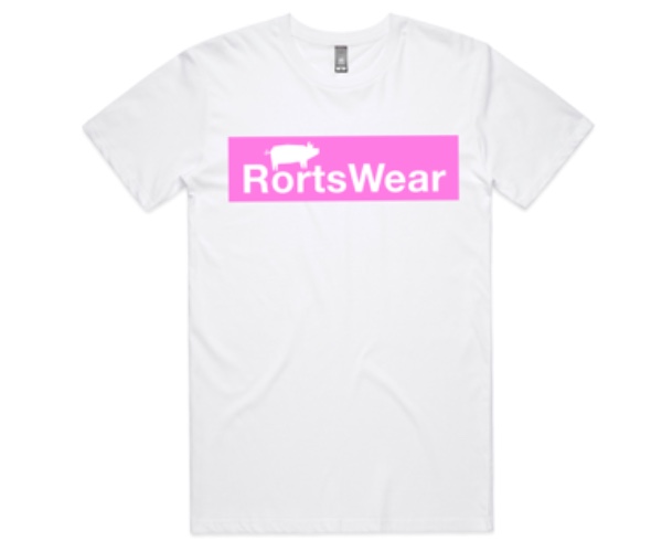 Rortswear T-Shirt White with Panel Rortswear T-Shirt White with Panel