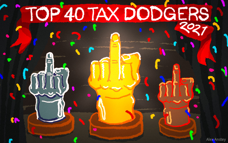 Top 40 Tax Dodgers