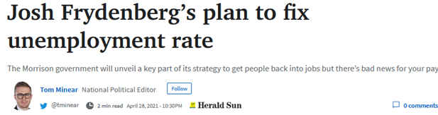 Josh Frydenberg's plan