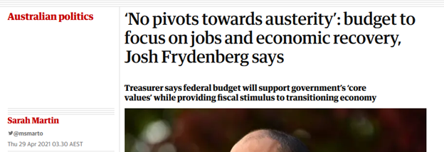 Guardian No pivots towards austerity