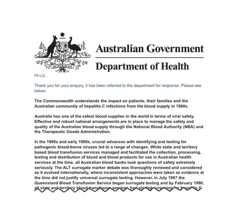 Response from Dept of Health thumb