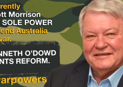 Kenneth O’Dowd on war reform