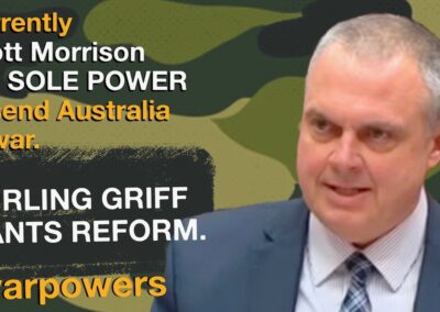 Stirling Griff on war reform