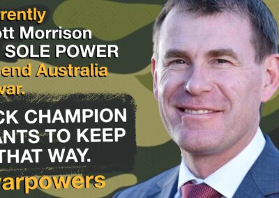 Nick Champion on war powers reform